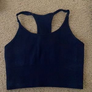 Balance linear bra navy